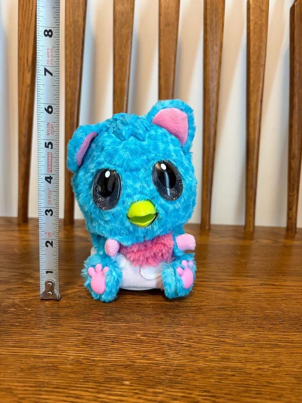 Hatchimals Pixie Crystals Blue Interactive Plush Toy